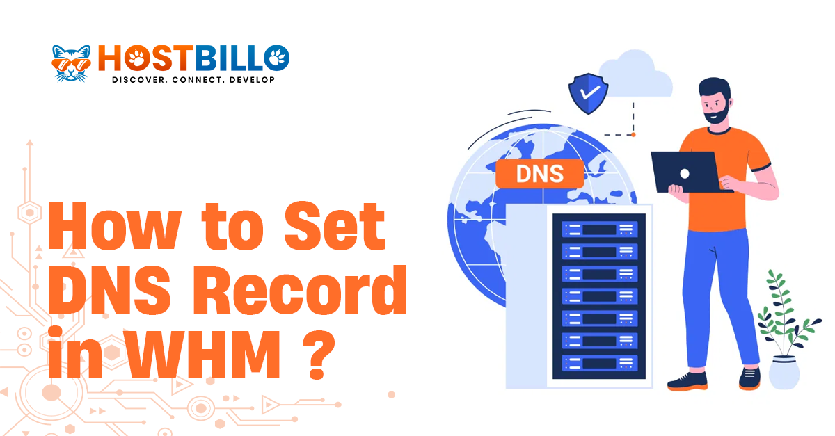 How to set DNS record in WHM?